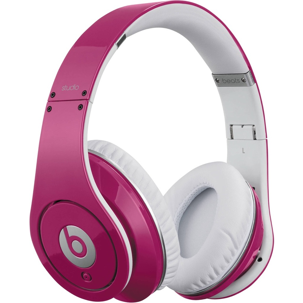 Beats by Dre Studio Headphones - Pink and White